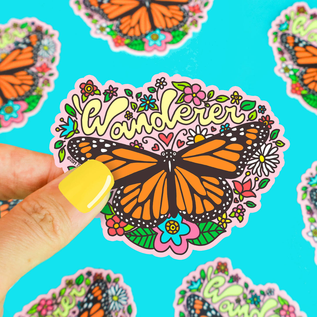 Turtle Soup Vinyl Sticker - Butterfly Wanderer