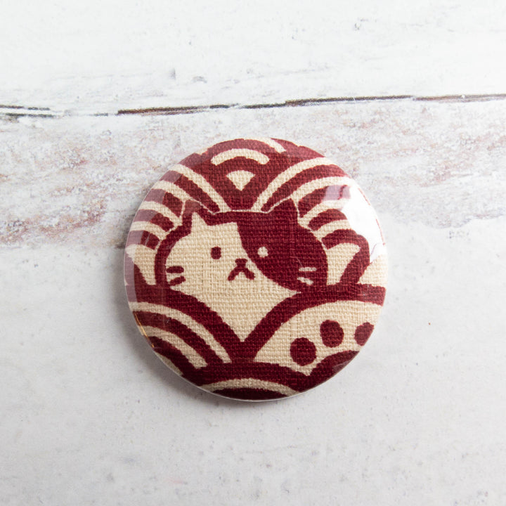 Eye Patch Cat Button Needle Minder