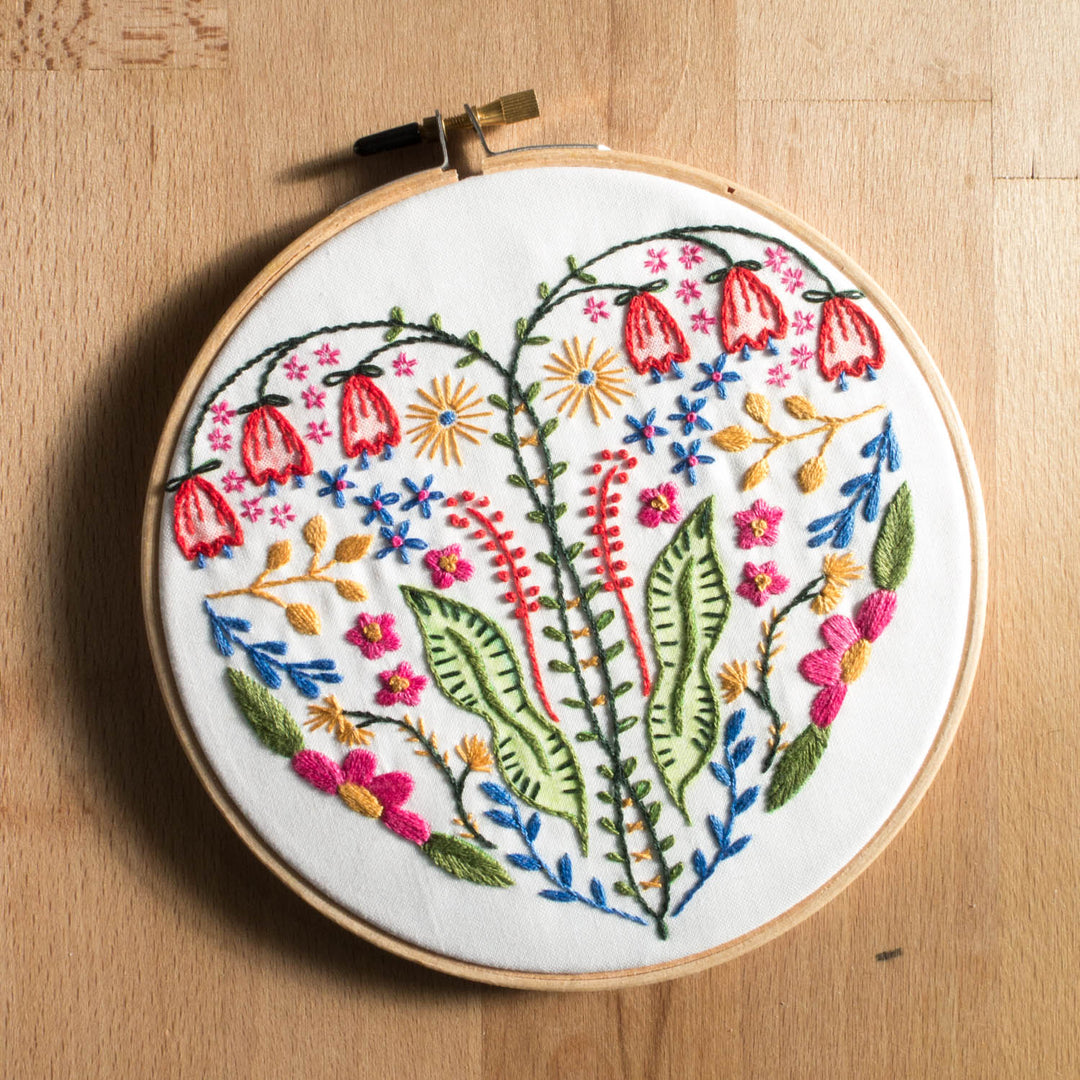 close to home embroidery kit – cozyblue