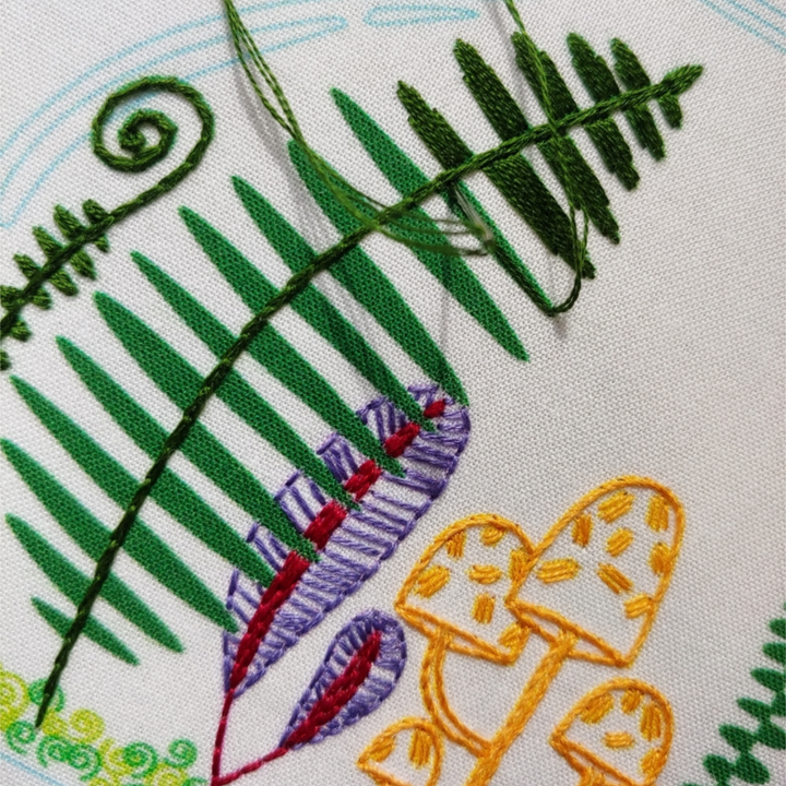 Cozyblue Summer Terrarium Embroidery Kit Embroidery Kit - Snuggly Monkey