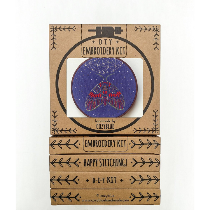 Midnight Flight Embroidery Kit