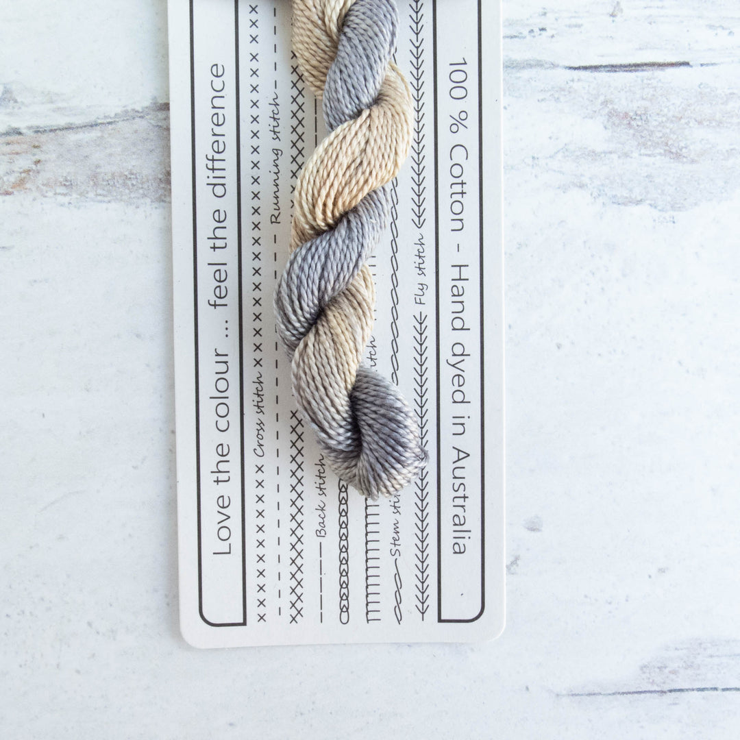 Cottage Garden Threads - Forage Birch Bark LM06.8 Perle 8 Cottage Garden Threads - Forage Birch Bark LM06.8 Perle 8