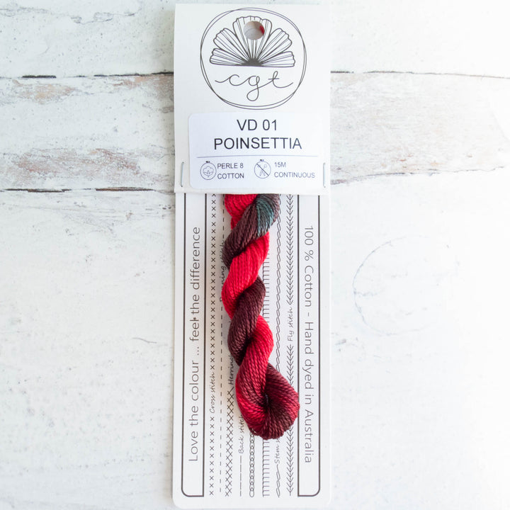 CGT Feathers & Petals Collection - Poinsettia (VD01)