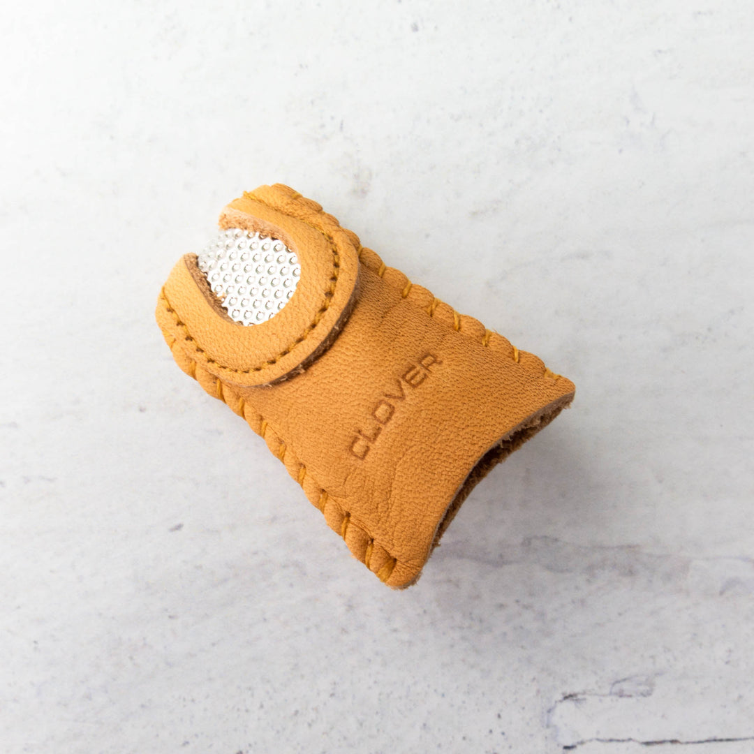 Sashiko Leather Thimble – Fibr & Cloth Studio