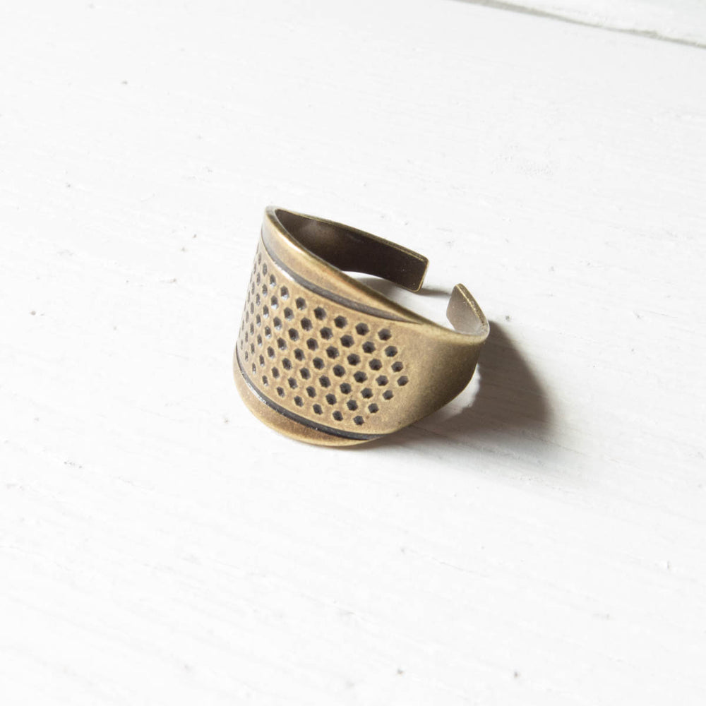 Little House Knuckle Thimble - Bronze Thimble - Snuggly Monkey