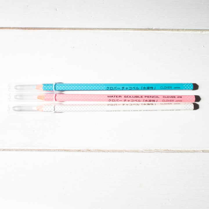 Clover Water Soluble Pencil Set (3 colors) Notions - Snuggly Monkey