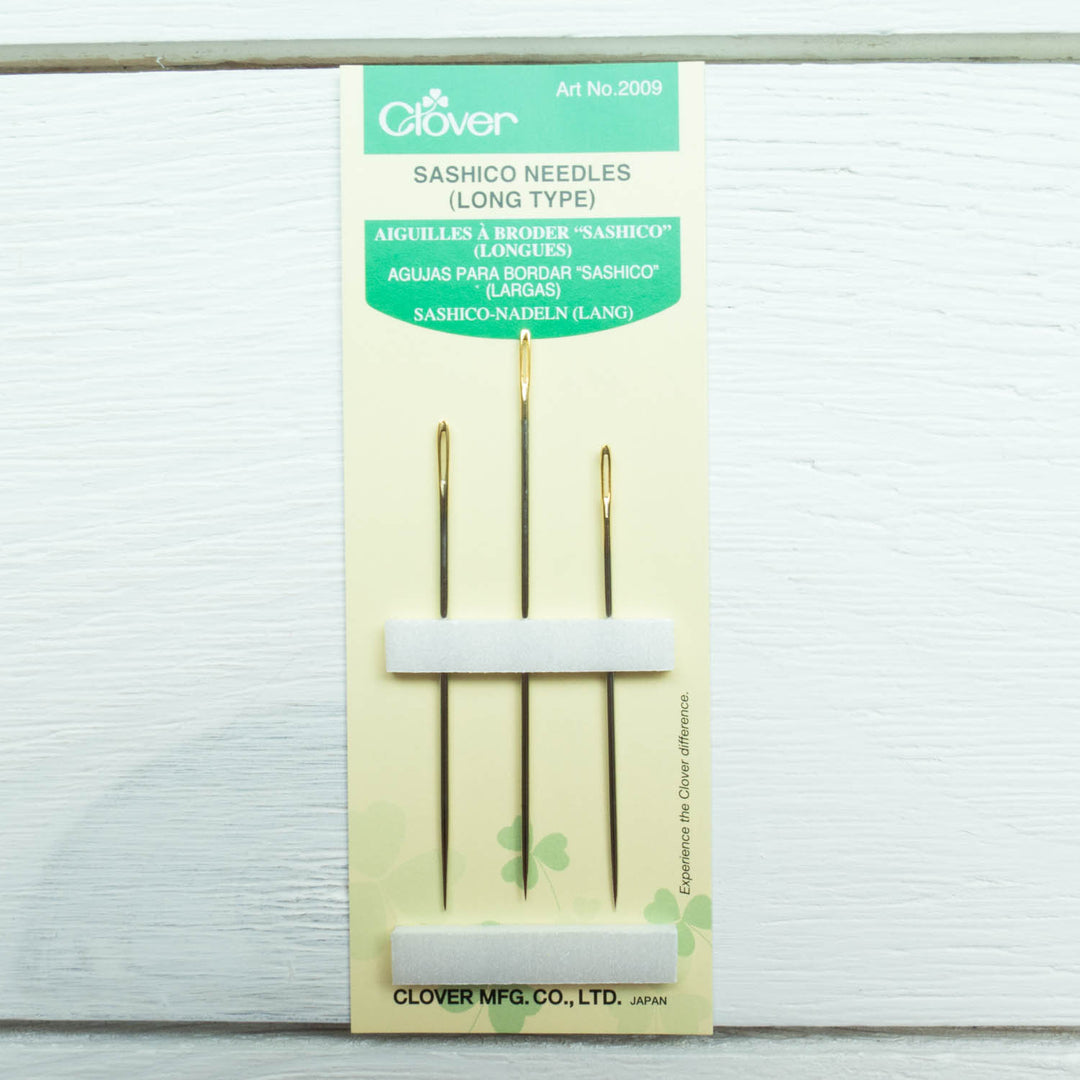 Clover Sashiko Needles (Long Sizes) Needles - Snuggly Monkey