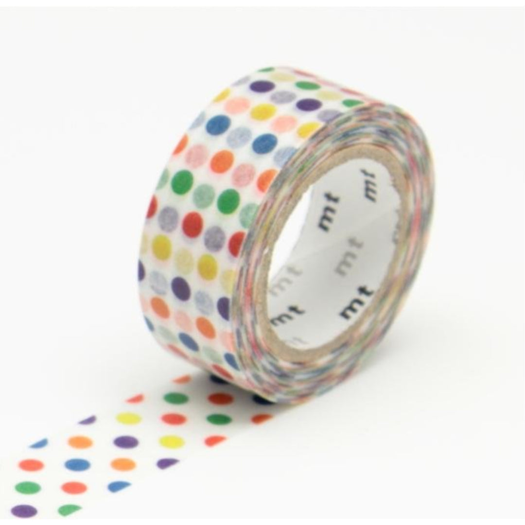 Colorful Dots Japanese Washi Tape
