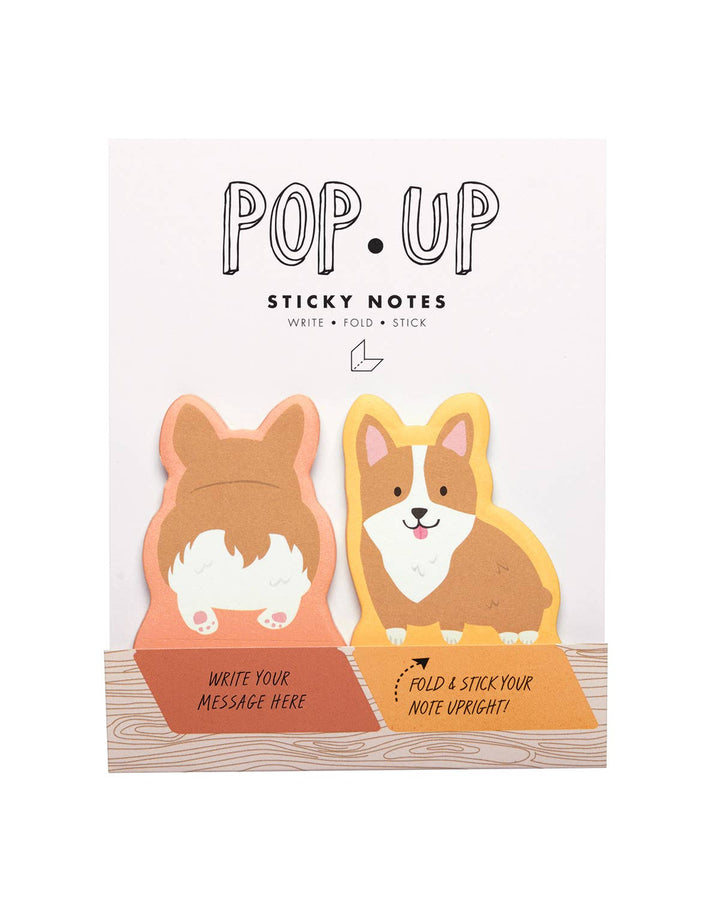 Corgis Pop Up Sticky Notes