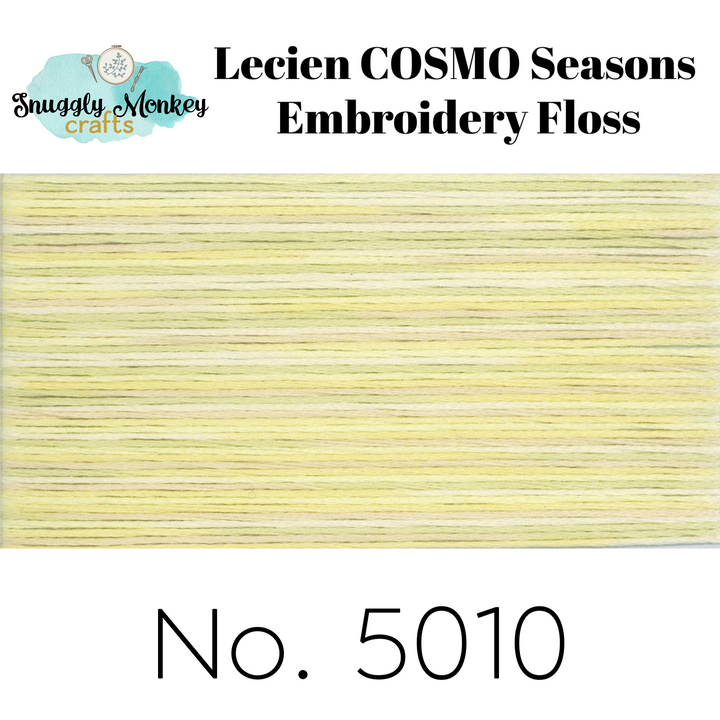 COSMO Seasons Variegated Embroidery Floss - 5006, 5007, 5008, 5009, 5010 Floss - Snuggly Monkey