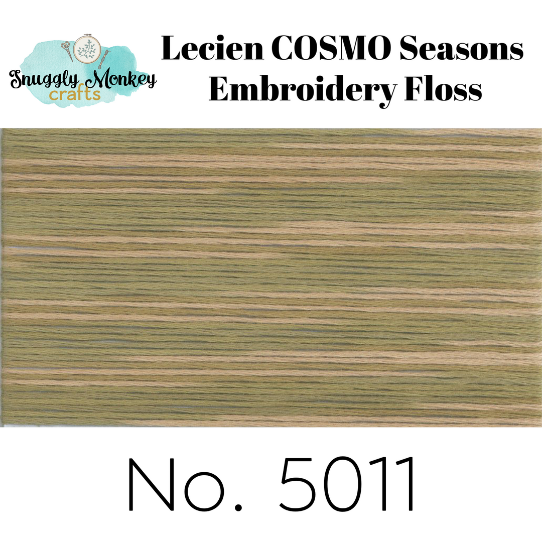 COSMO Seasons Variegated Embroidery Floss - 5011, 5012, 5013, 5014, 5015 Floss - Snuggly Monkey