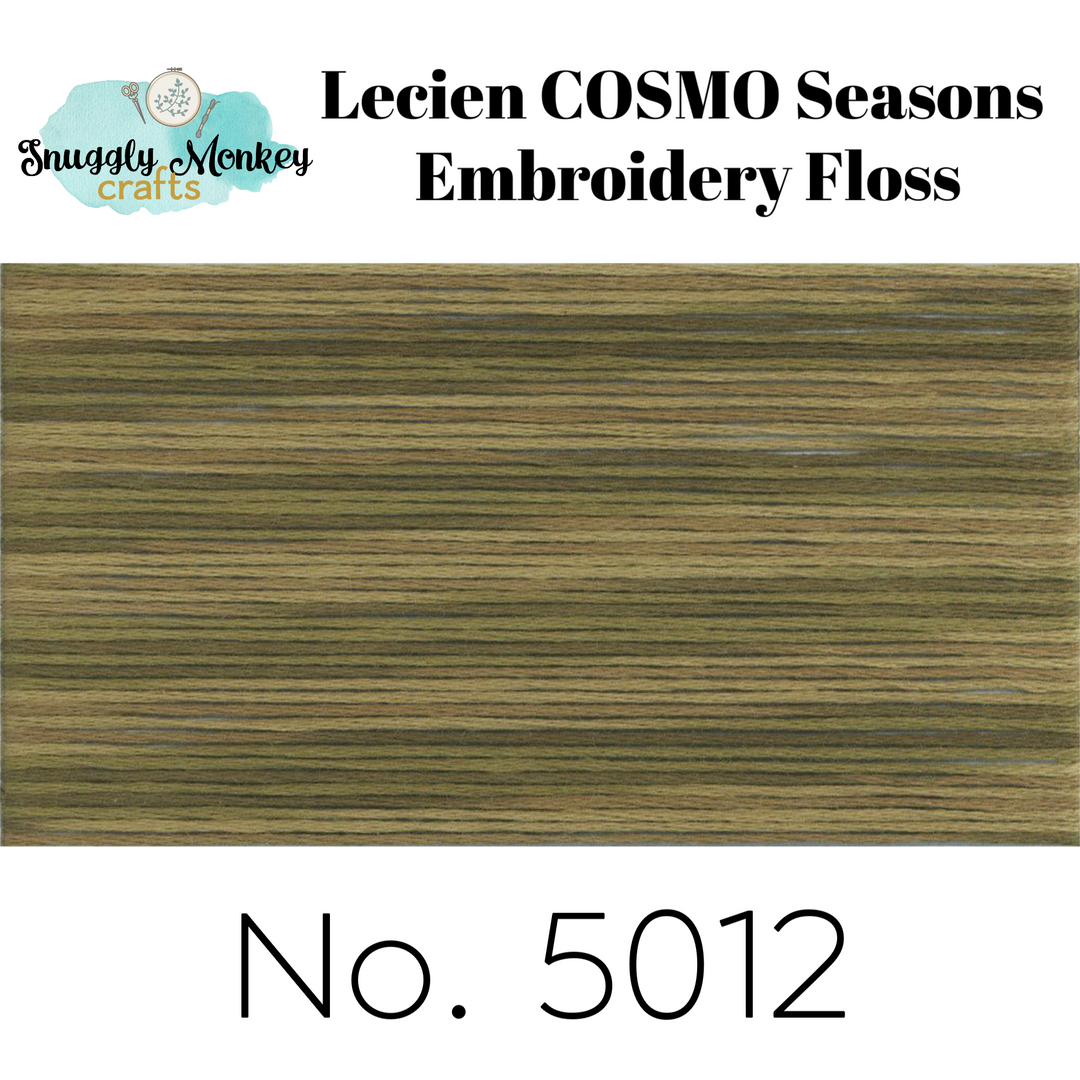 COSMO Seasons Variegated Embroidery Floss - 5011, 5012, 5013, 5014, 5015 Floss - Snuggly Monkey