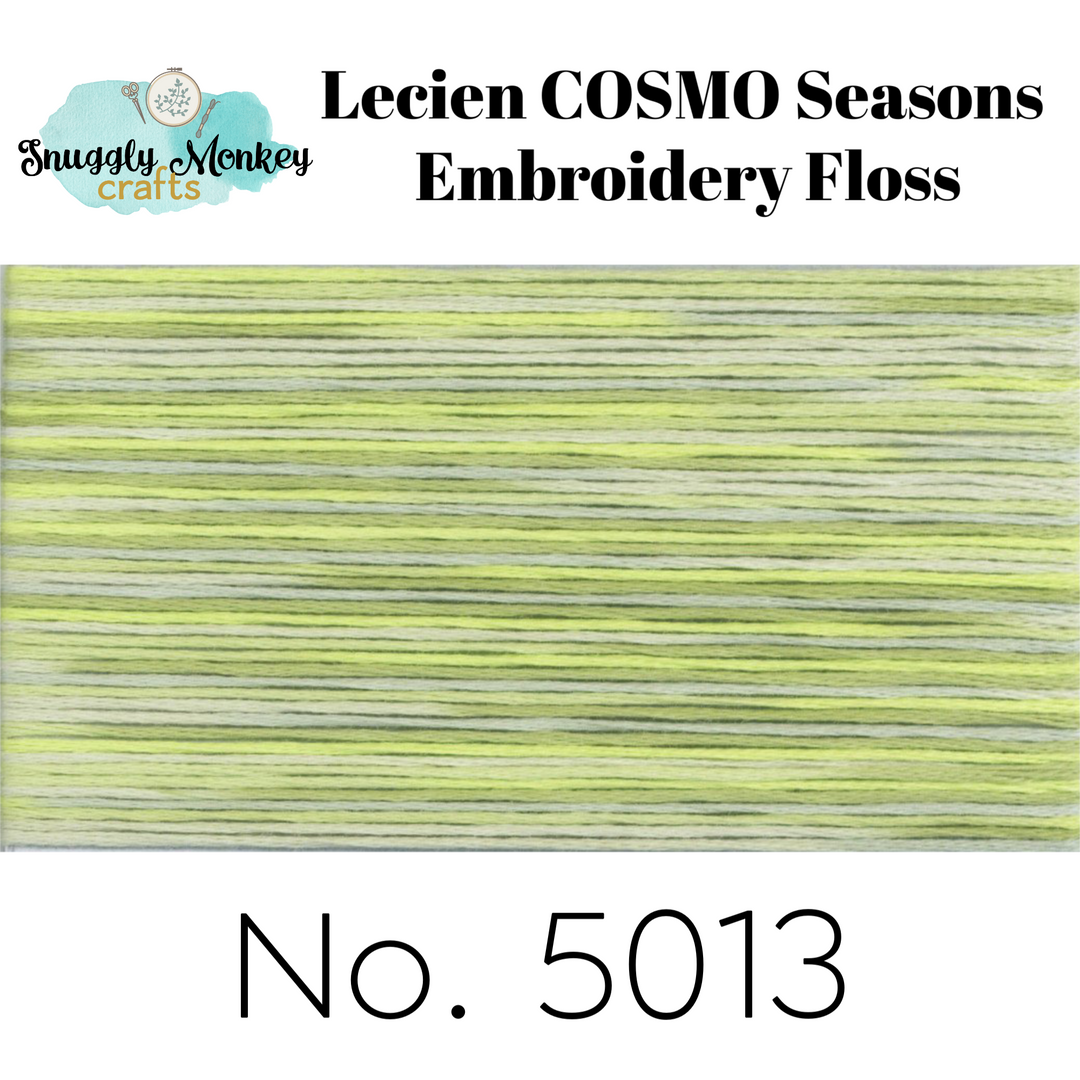 COSMO Seasons Variegated Embroidery Floss - 5011, 5012, 5013, 5014, 5015 Floss - Snuggly Monkey