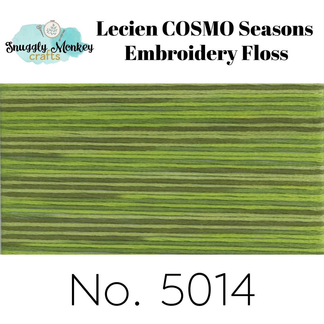 COSMO Seasons Variegated Embroidery Floss - 5011, 5012, 5013, 5014, 5015 Floss - Snuggly Monkey