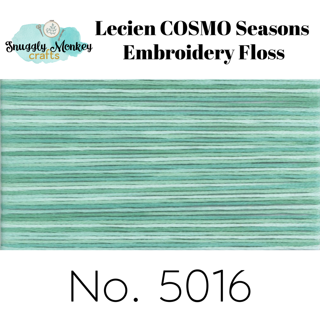 COSMO Seasons Variegated Embroidery Floss - 5016, 5017, 5018, 5019, 5020 Floss - Snuggly Monkey