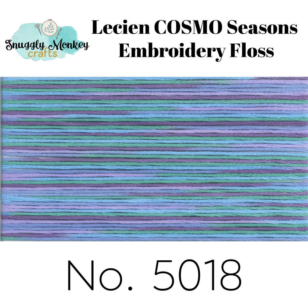 COSMO Seasons Variegated Embroidery Floss - 5016, 5017, 5018, 5019, 5020 Floss - Snuggly Monkey