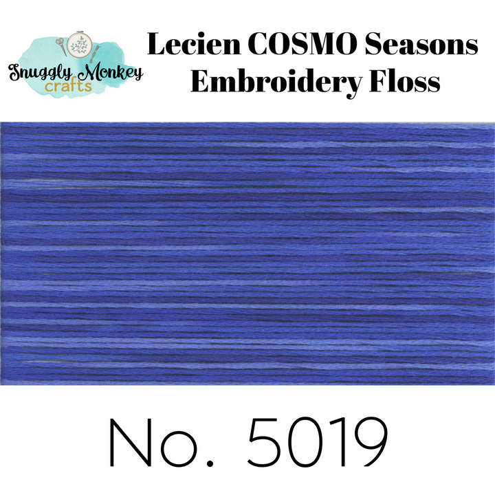 COSMO Seasons Variegated Embroidery Floss - 5016, 5017, 5018, 5019, 5020 Floss - Snuggly Monkey