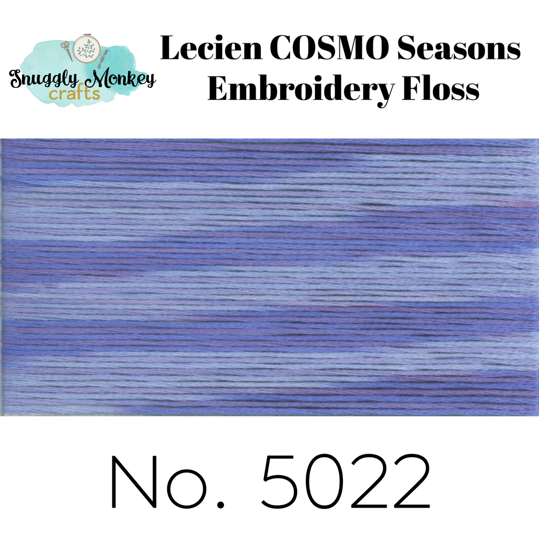 COSMO Seasons Variegated Embroidery Floss - 5021, 5022, 5023, 5024, 5025 Floss - Snuggly Monkey