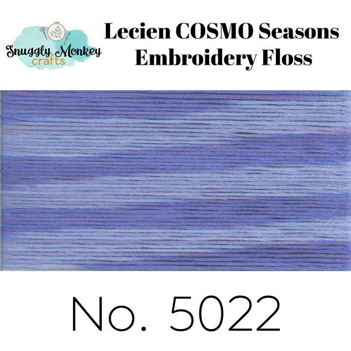 COSMO Seasons Variegated Embroidery Floss - 5021, 5022, 5023, 5024, 5025 Floss - Snuggly Monkey