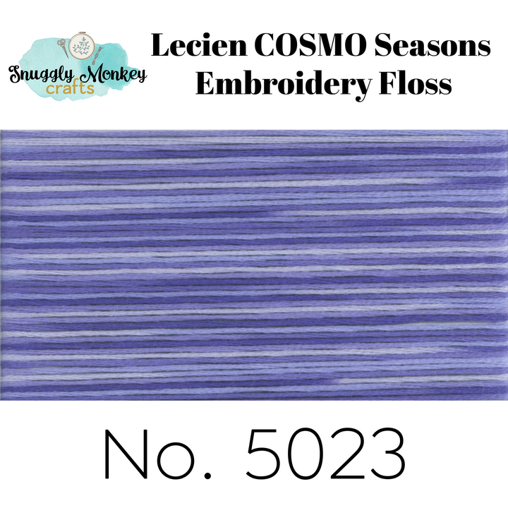 COSMO Seasons Variegated Embroidery Floss - 5021, 5022, 5023, 5024, 5025 Floss - Snuggly Monkey