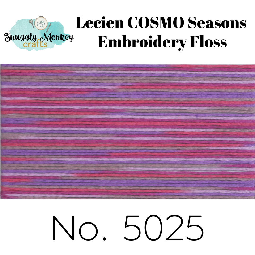 COSMO Seasons Variegated Embroidery Floss - 5021, 5022, 5023, 5024, 5025 Floss - Snuggly Monkey