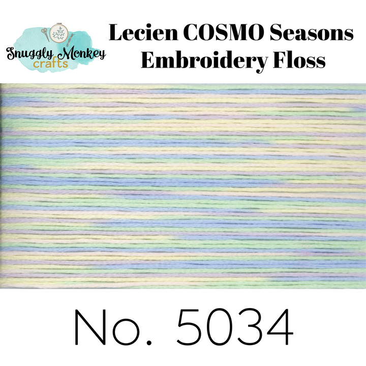 COSMO Seasons Variegated Embroidery Floss - 5031, 5032, 5033, 5034, 5035 Floss - Snuggly Monkey