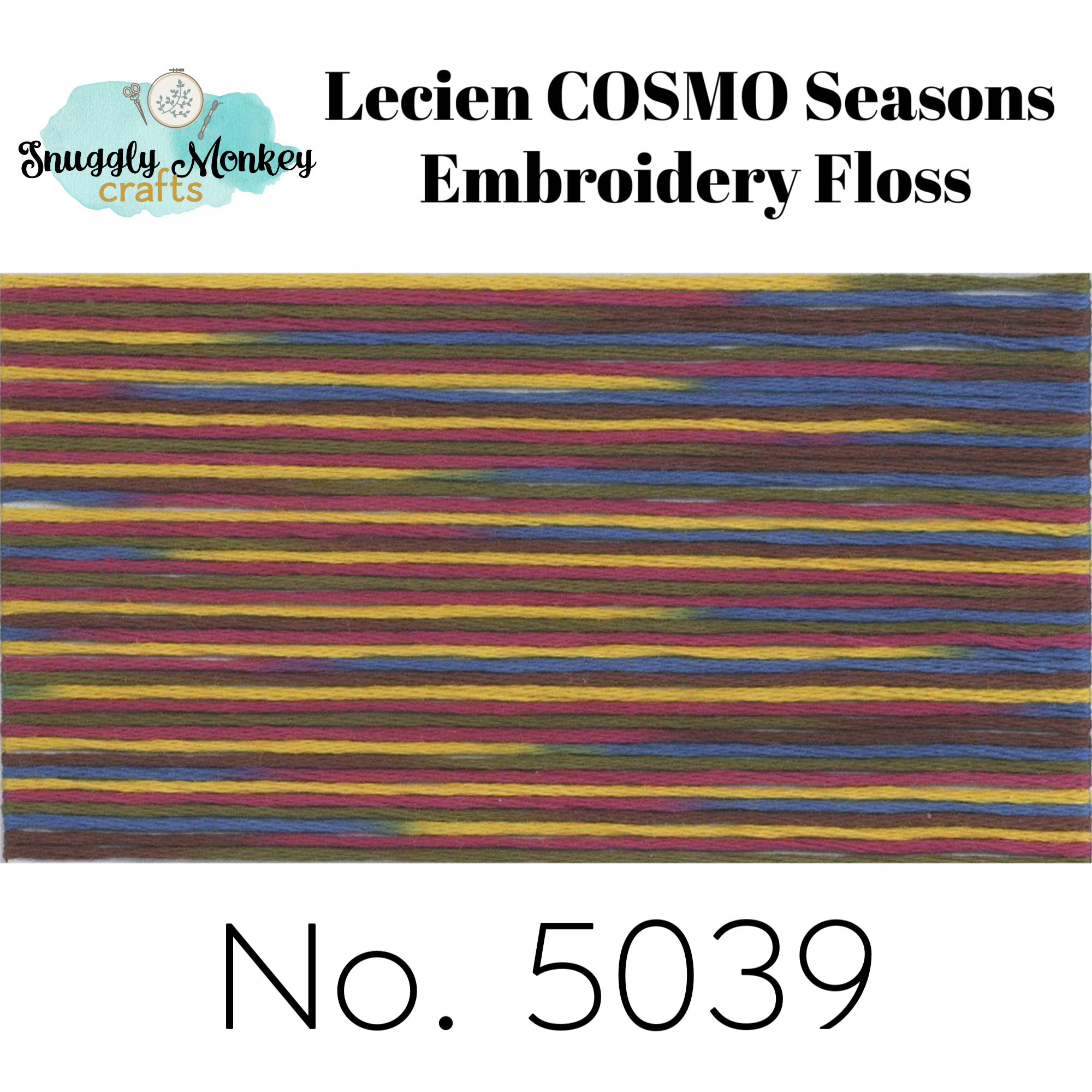 COSMO Seasons Variegated Embroidery Floss - 5036, 5037, 5038, 5039