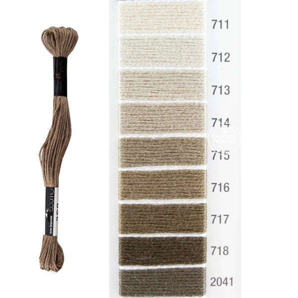 Cosmo Embroidery Floss - Neutrals (No. 711-2041) – Snuggly Monkey