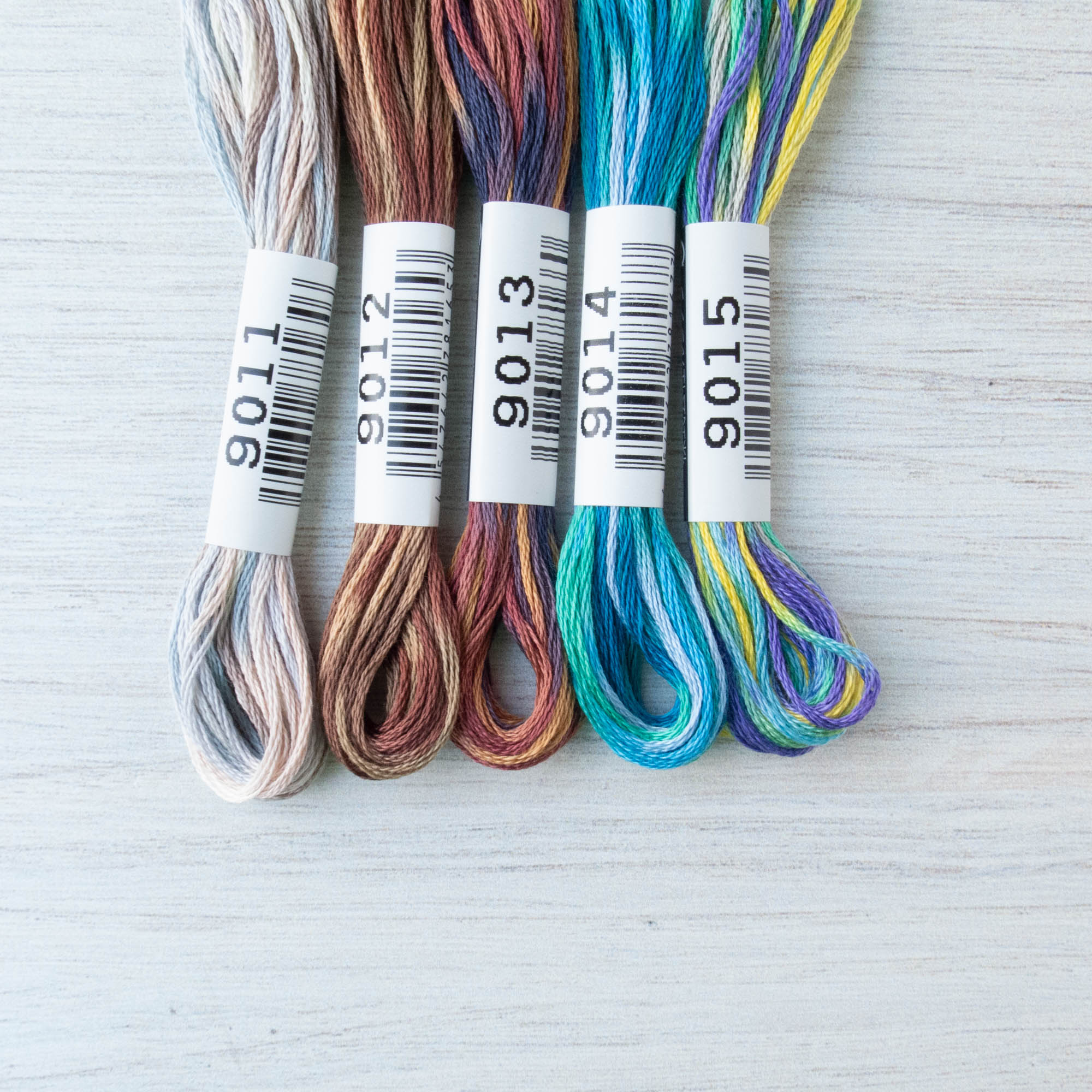 COSMO Seasons Variegated Embroidery Floss - 9011, 9012, 9013, 9014