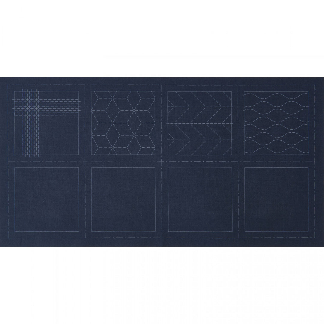 Lecien Cosmo Sashiko Coasters - Sashiko Navy (98902)