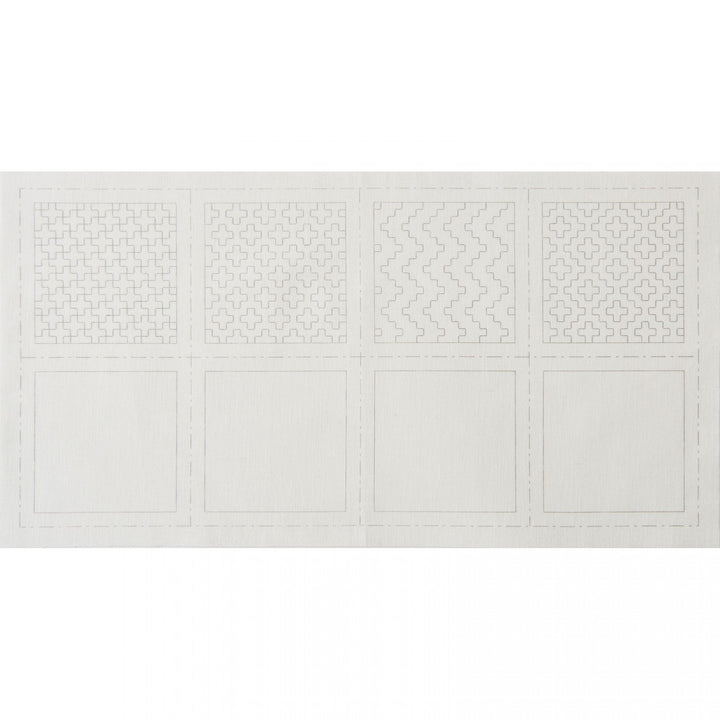 Lecien Cosmo Sashiko Coasters - Hitomezashi White (98903)