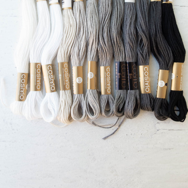 Cosmo Embroidery Floss Set :: Neutrals Collection