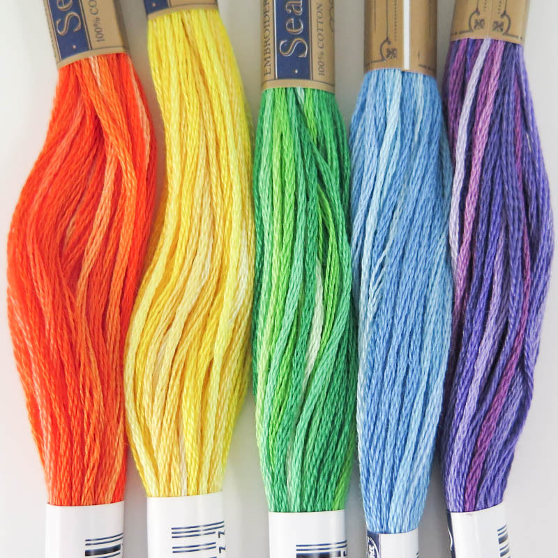 COSMO Seasons Variegated Embroidery Floss - 5031, 5032, 5033, 5034, 50 –  Snuggly Monkey