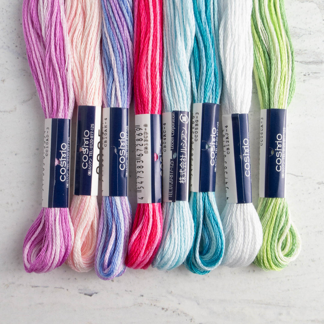 COSMO Seasons Variegated Embroidery Floss - 5036, 5037, 5038, 5039