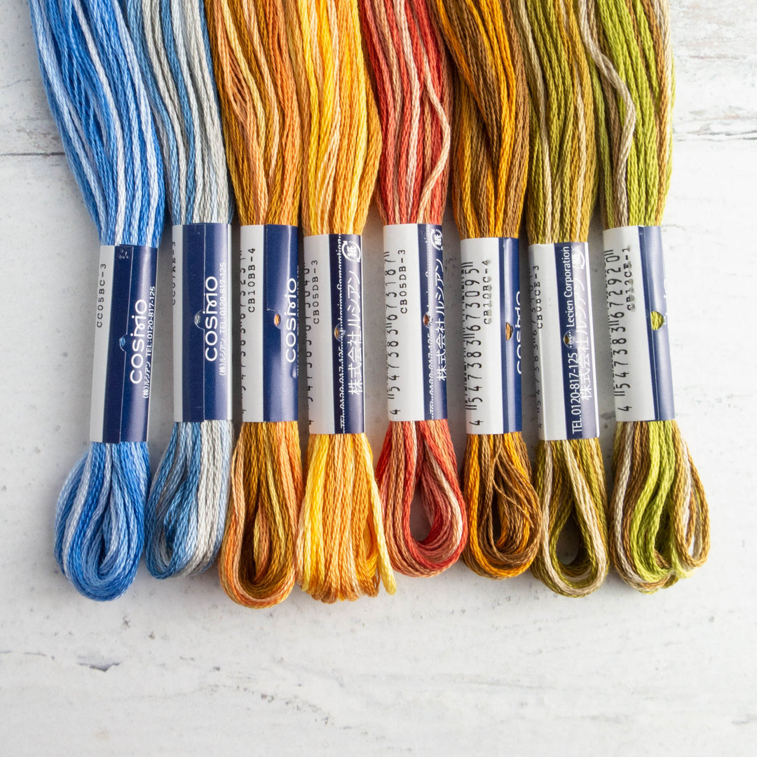 Cosmo Seasons Embroidery Floss Set - Autumn Oak