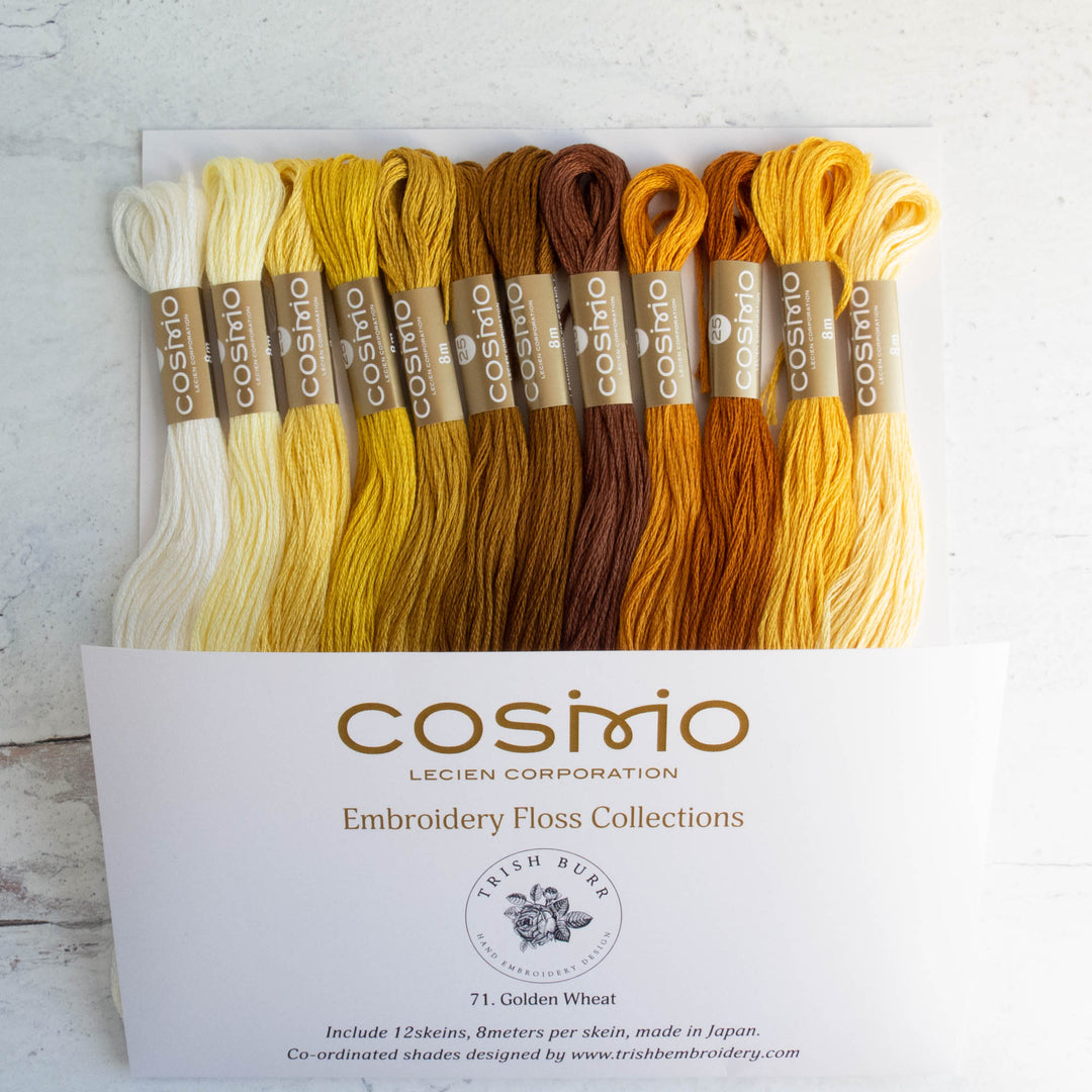 Cosmo Embroidery Floss Set - Golden Wheat