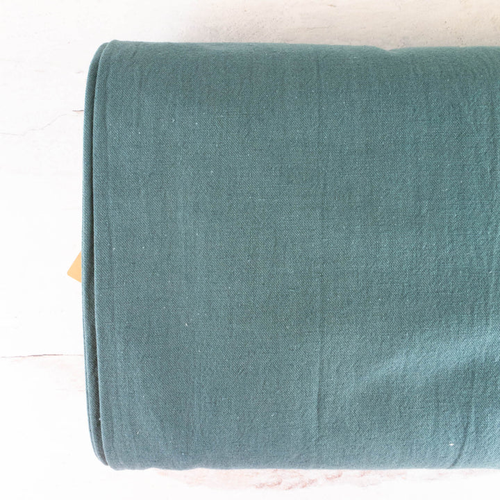 Cotton Linen Blend Canvas - Dark Sea Foam (CLC65)