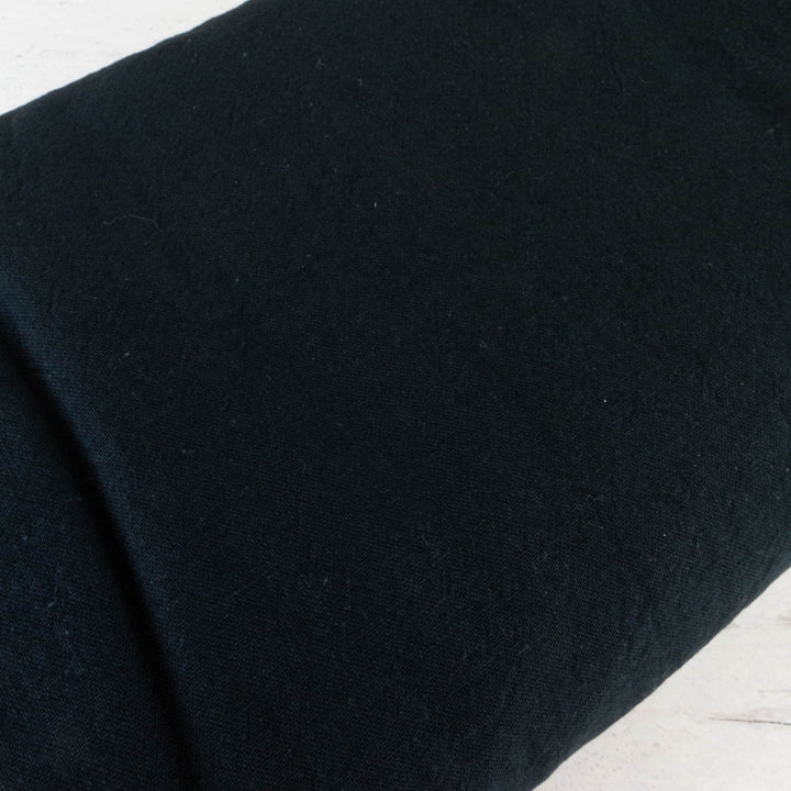 Cotton Linen Blend Canvas - Black (CLC300)