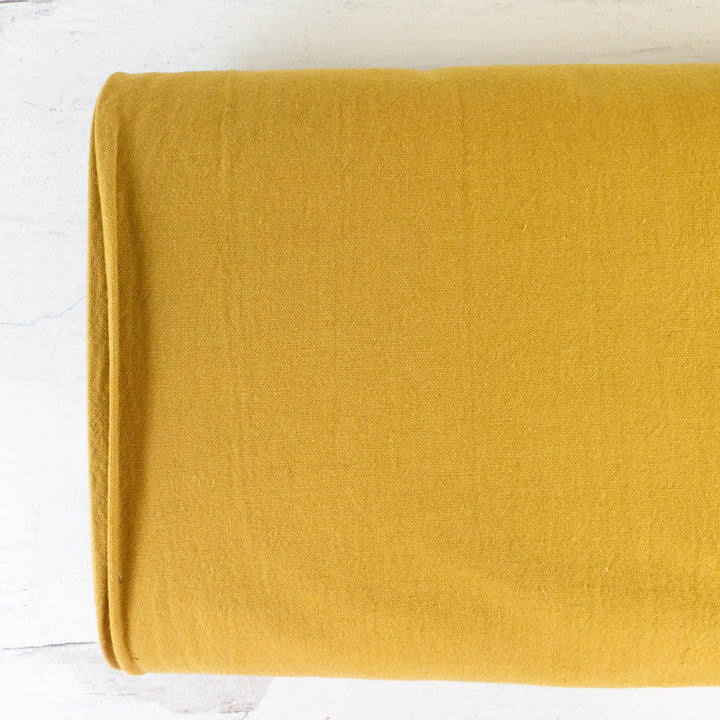 Cotton Linen Blend Canvas - Mustard (CLC24)