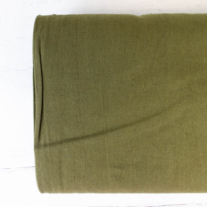Cosmo Cotton Linen Blend Canvas - Lt Olive Green