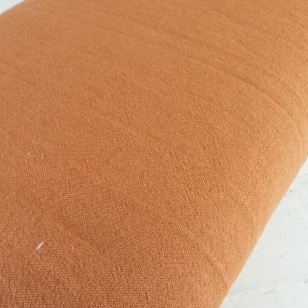 Cotton Linen Blend Canvas - Burnt Orange (CLC142)
