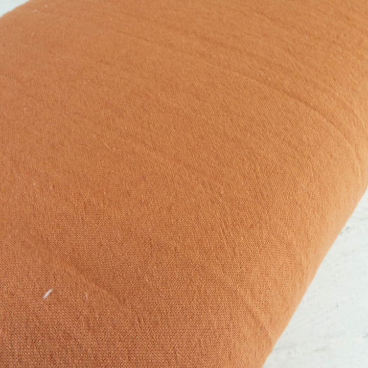 Cotton Linen Blend Canvas - Burnt Orange (CLC142)