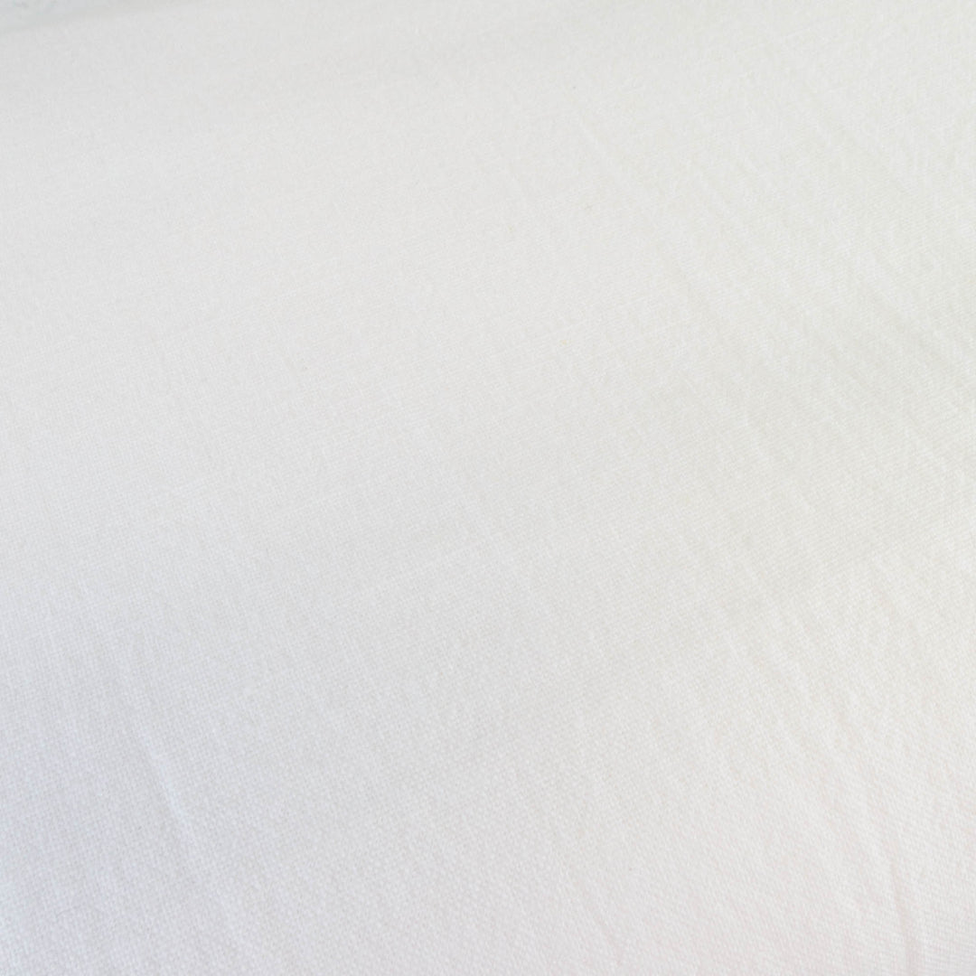 Cotton Linen Blend Canvas - White (CLCOW)