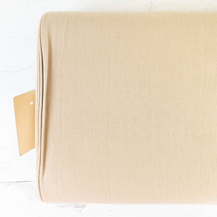 Cotton Linen Blend Canvas - Light Khaki (CLC11)