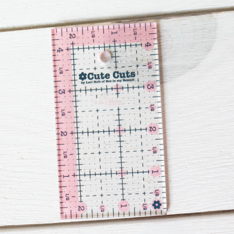 Cute Cut Rectangle Ruler - 2.5" x 4.5" Notions - Snuggly Monkey