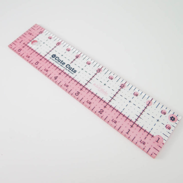 Cute Cut Rectangle Ruler - 1.5" x 6.5" Notions - Snuggly Monkey