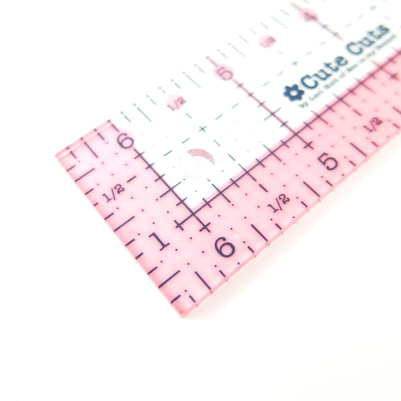 colors acrylic ruler, rectangle acrylic red