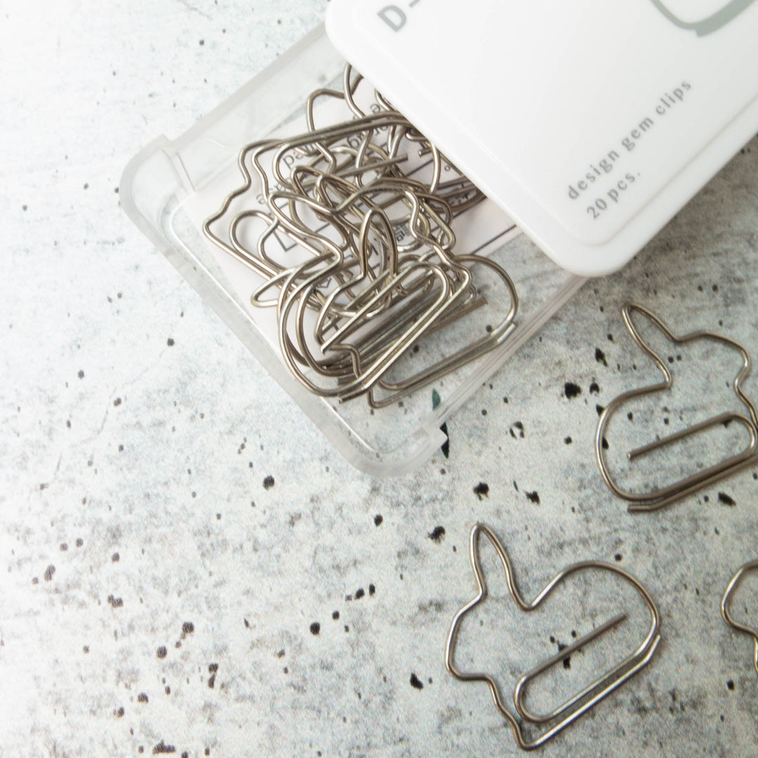 Midori D-Clips - Rabbit Paper Clips