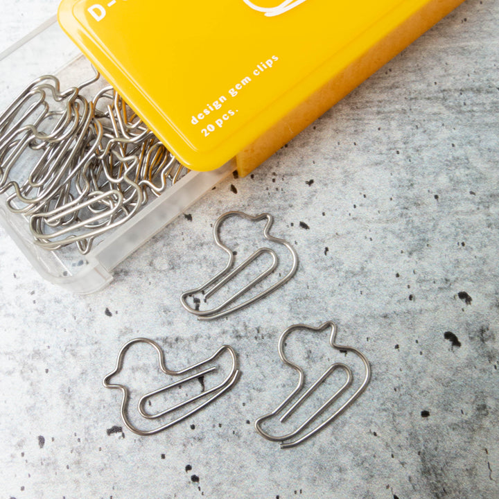 Midori D-Clips - Duck Paper Clips