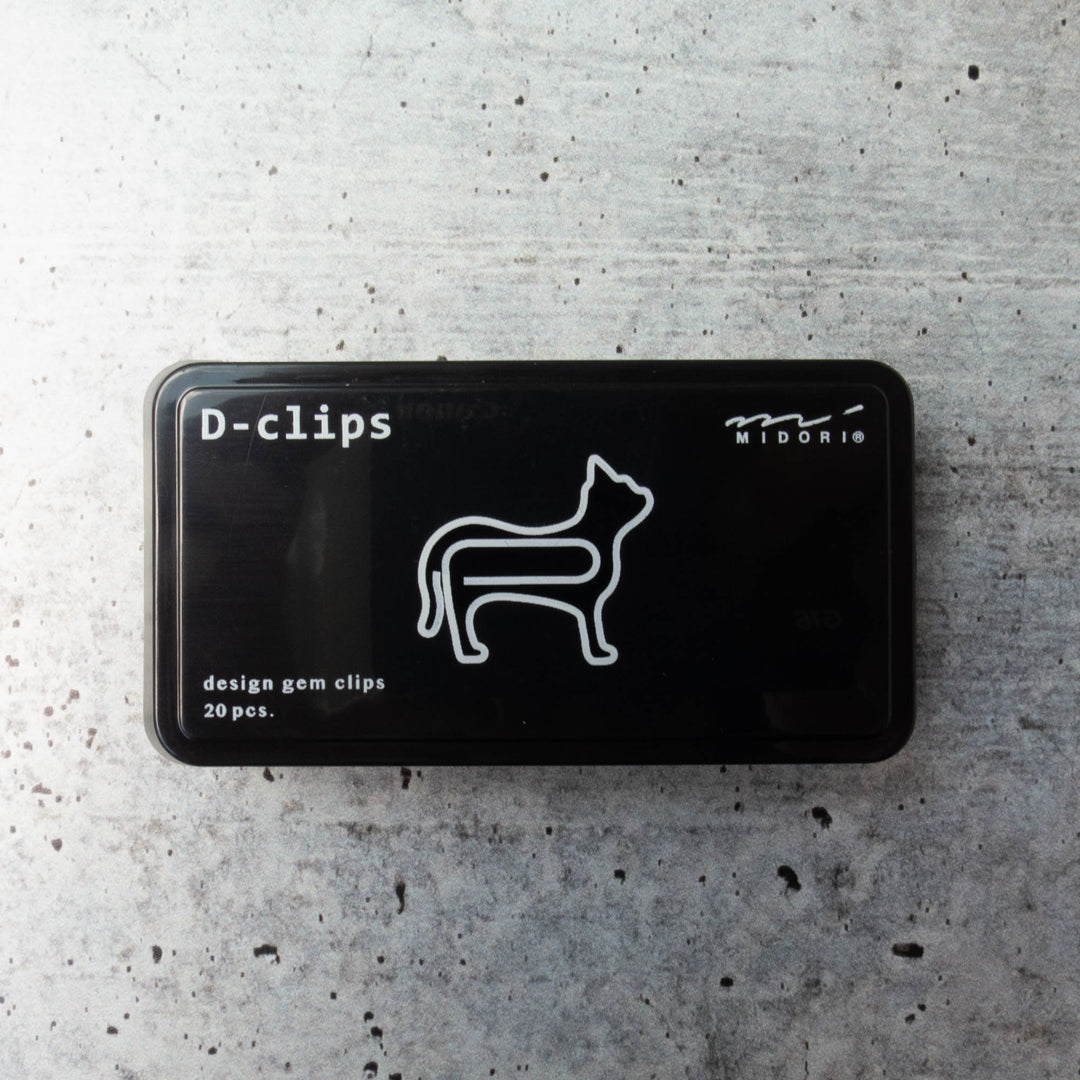 Midori D-Clips - Cat Paper Clips